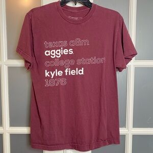 GUC Men’s Size Small, Texas A&M Aggies Maroon Cotton Short Sleeve T-Shirt